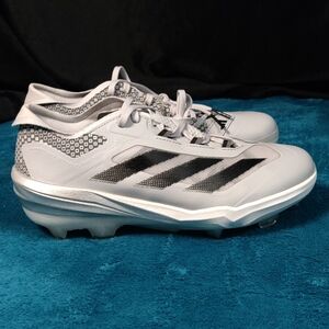 Adidas Adizero Impact TPU Men Size 8 Gray Black Baseball Cleats JI1468
